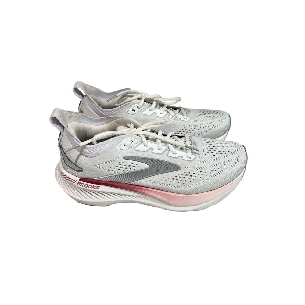 Brooks Glycerin GTS 23 Women’s 10 B White Harbor Mist Running Shoes 1204921B133